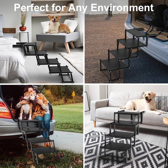 Extra Wide Dog Stairs for Large Dogs - Picture 6 of 6